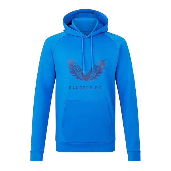 カストル メンズ アウター パーカー・スウェット ロゴ Castore Men's Rangers Logo Hoodie Blue/Navy ネイビー