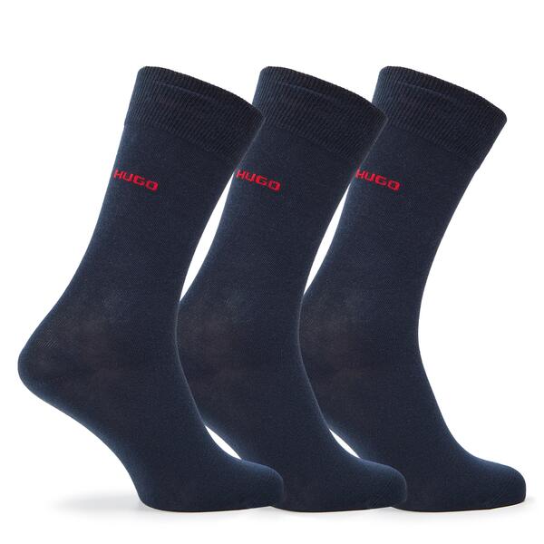 ボス メンズ アンダーウェア 靴下 アンクル Boss 3p Rs Uni Cc 10242922 01 Ankle Sock Mens Dark Blue ブルー