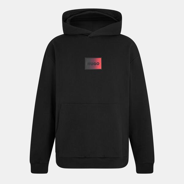 フューゴ メンズ アウター パーカー・スウェット Hugo Mens Danohood Pullover Hoodie Black 001 黒いこと
