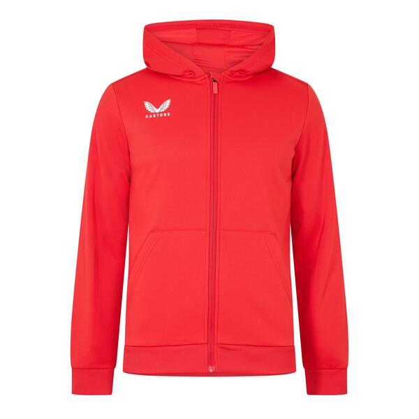 カストル メンズ アウター パーカー・スウェット Castore Zip Br Hoody Sn99 True Red レッド