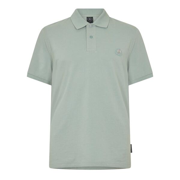 ムースナックル メンズ トップス ポロシャツ Moose Knuckles Everett Polo Shirt Dusty Jade