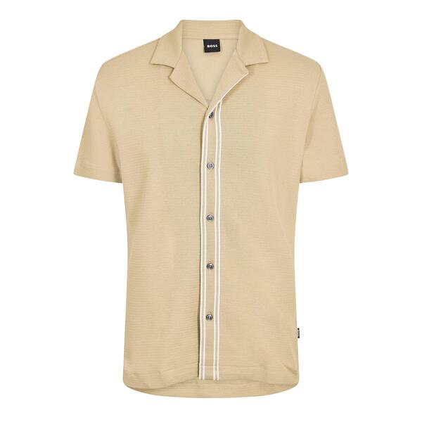 ボス メンズ トップス シャツ Boss HBB Pasini Shirt Sn63 Beige 286 ベージュ|ReVida 店