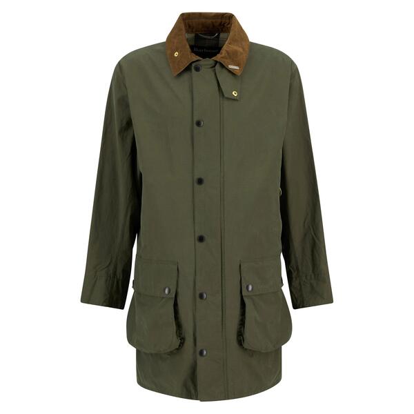バブアー メンズ アウター ジャケット・ブルゾン Barbour Mens Icons Border Jacket Ivy Green グリーン