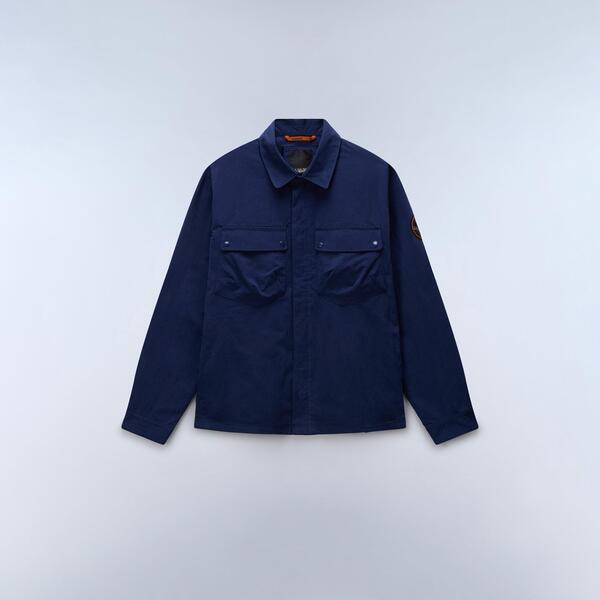 ナパピリ メンズ トップス シャツ Napapijri Napa Leoras Over Shirt Mens Naval Acade|ReVida 店