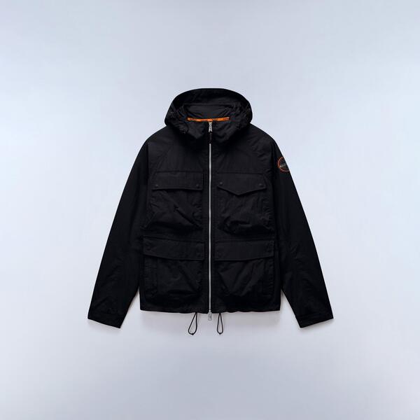 ナパピリ メンズ アウター ジャケット・ブルゾン コットン Napapijri Napa Rivalto Cotton Jacket Mens Black Beauty ブラック
