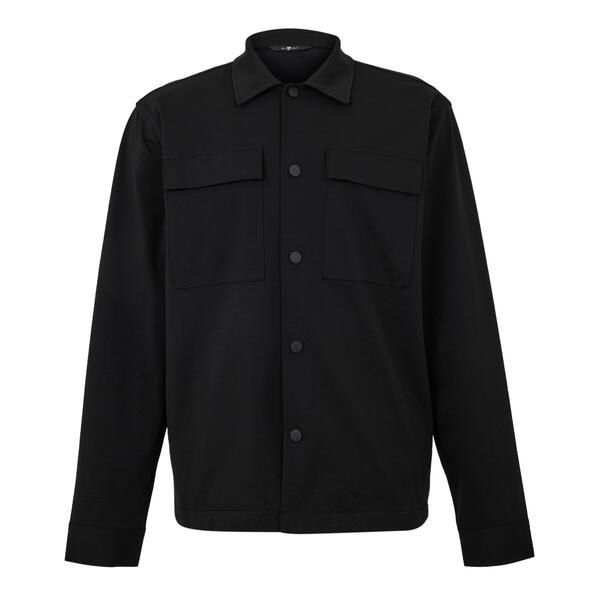 セブンフォーオールマンカインド メンズ トップス シャツ 7 For All Mankind 7FAM Overshirt Sn62 Dbl Knit Black ブラック