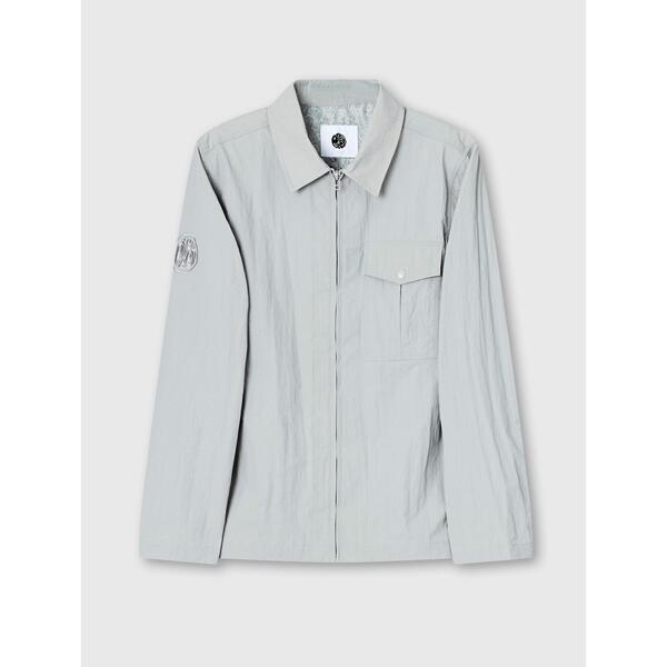 プレティグリーン メンズ アウター ジャケット・ブルゾン シャツ Pretty Green Ridley Overshirt Grey グレー