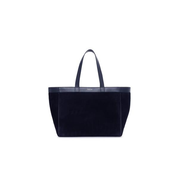 アニービン レディース バッグ プリント Anine Bing Womens Medium Rio Leopard Printote Navy Suede ネイビー｜ReVida 店