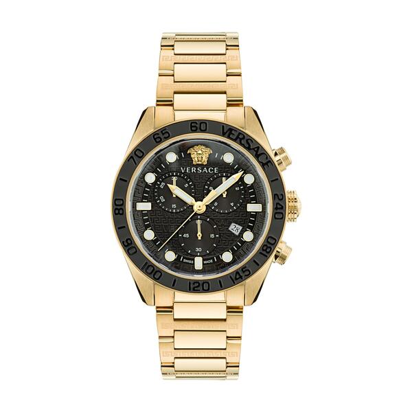 ヴェルサーチ レディース アクセサリー 腕時計 Versace Greca Dome 99 Gold ゴールド