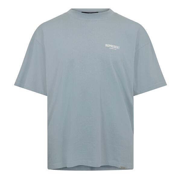 リプレゼント メンズ トップス プルオーバー オーバーサイズフィット Represent Men\u0027s Owners Club Oversized Fit-Shirt Powder Blue 青色