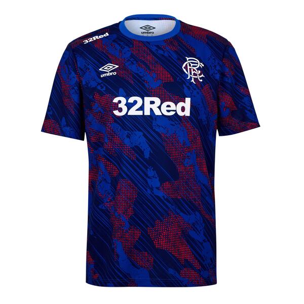アンブロ メンズ トップス Tシャツ Umbro RFC PM T-Shirt Sn62 Blue/Red ブルー|ReVida 店