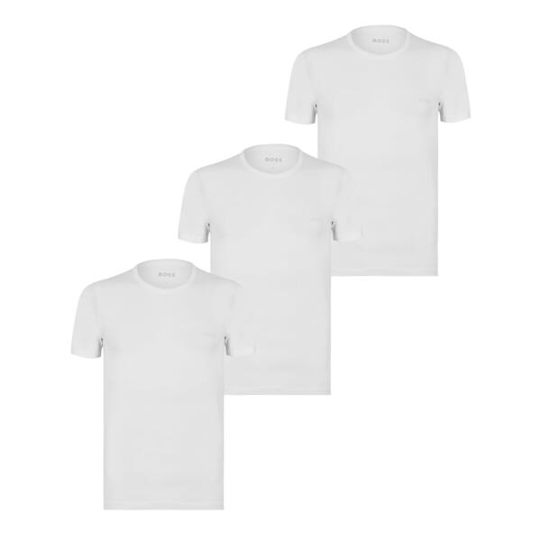 主任者 メンズ トップス プルオーバー Boss Tshirt Rn 3p Classic 10243514 White 白いこと