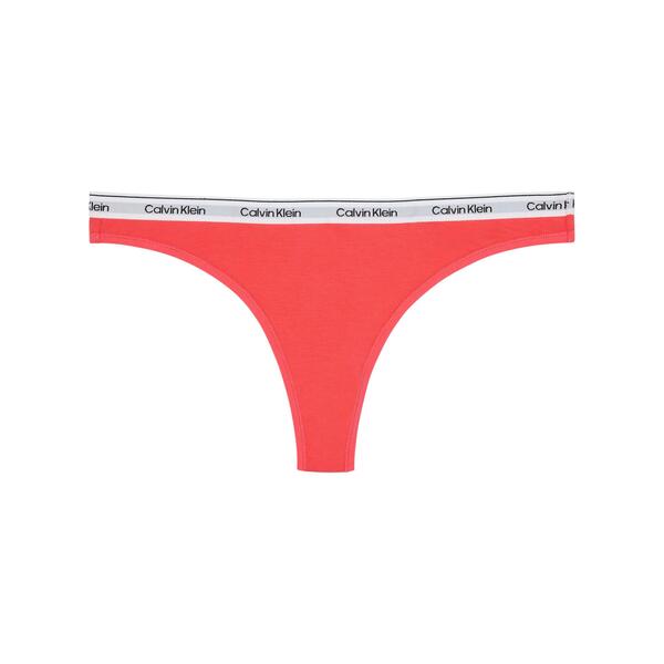 カルバンクライン レディース アンダー御召しもの ズボン下 ロゴタイプ Calvin Klein Logo Thong Punch Pink サクラ色