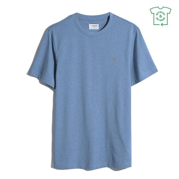 ファーラー メンズ トップス Tシャツ レギュラーフィット Farah Men's Regular Fit-Shirt Blue Tide 401 ブルー