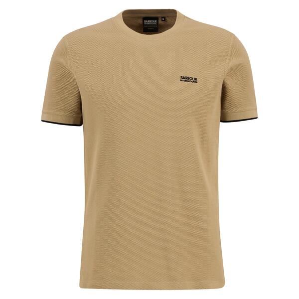 バブアー メンズ トップス プルオーバー Barbour International Mens Eamon Pique T-Shirt Coriander BE74