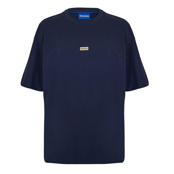 フューゴ メンズ トップス Tシャツ Hugo Nalono Tee Sn63 Navy 406 ネイビー