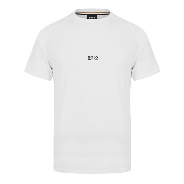 主任者 メンズ トップス プルオーバー か細い填まる Boss T-Shirt Rn Slim Fit 10249533 0 White 105 白いこと