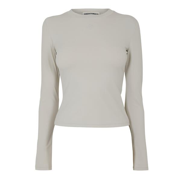 ザ クチュール クラブ レディース トップス Tシャツ The Couture Club Womensculpting Stretch Long Sleeve T-Shirt Bone
