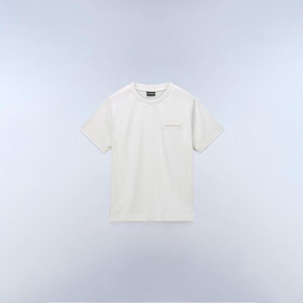 ナパピリ レディース トップス ティーシャツ Napapijri Napa Clarao Tee Womens WHITE WHISPER 白いこと Tシャツ・カットソー-トップス