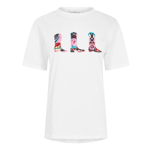 ネバーフリードレスド レディース トップス Tシャツ Never Fully Dressed Never Cowboy Tee Ld62 White ホワイト