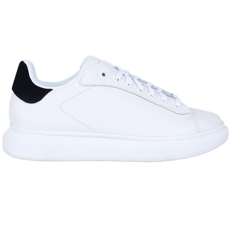 ジャック ウィルス レディース シューズ スニーカー プラットフォーム レザー Jack Wills Platform Leather Trainer White/Black ホワイト