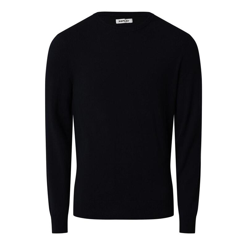 リプレイ メンズ アウター パーカー・スウェット クルーネック シャツ ニット Replay Knitted Crewneck Sweatshirt Blue ブルー 23,850円