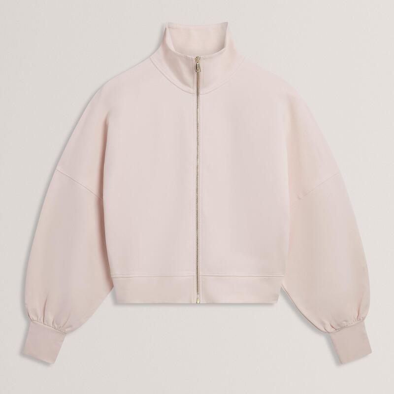テッドベーカー レディース アウター パーカー・スウェット シャツ Ted Baker Ted Baker Zip Thru Sweatshirt Pink ピンク|ReVida 店
