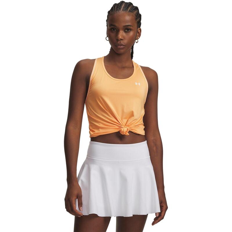 アンダーアーマー レディース トップス タンクトップ Under Armour Knockoutank Top Women's Orange/White ホワイト