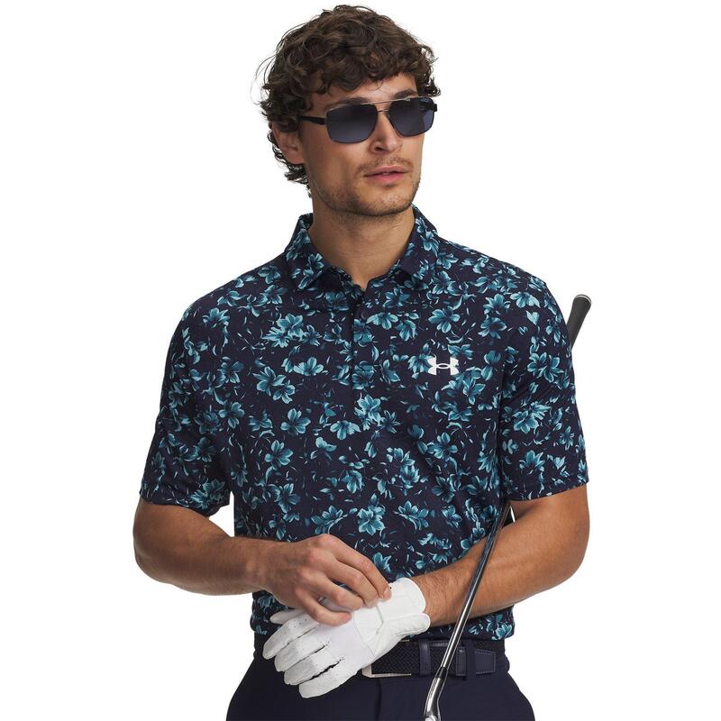 アンダーアーマー メンズ トップス ポロシャツ Under Armour UA Matchplay Polo Sn71 Navy/Blue/White ホワイト|ReVida 店