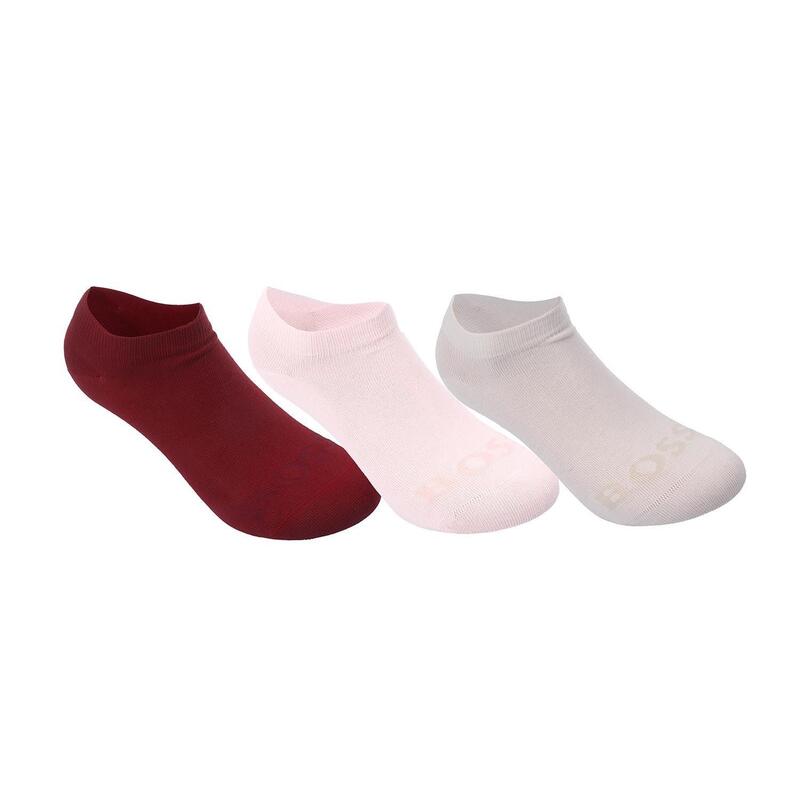 ボス レディース アンダーウェア 靴下 コントラスト アンクル ロゴ Boss 3 Pack of Ankle Socks with Contrast Logos Multi Colour マルチカラー