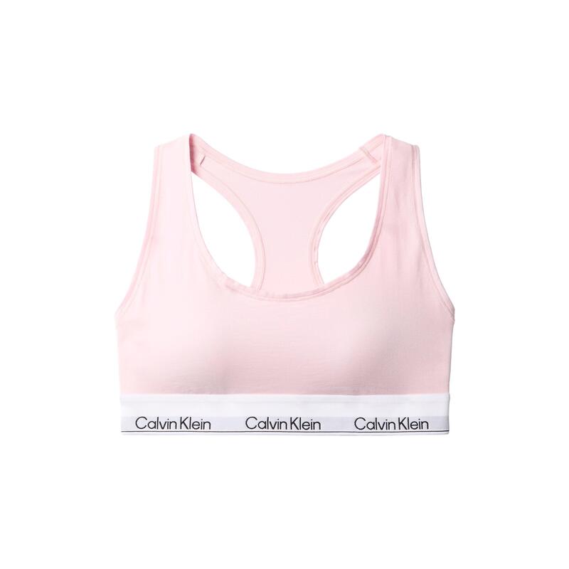カルバンクライン レディース アンダーウェア ブラジャー コットン ロゴ Calvin Klein Modern Cotton Logo Bralette Cradle Pink ピンク 10,486円