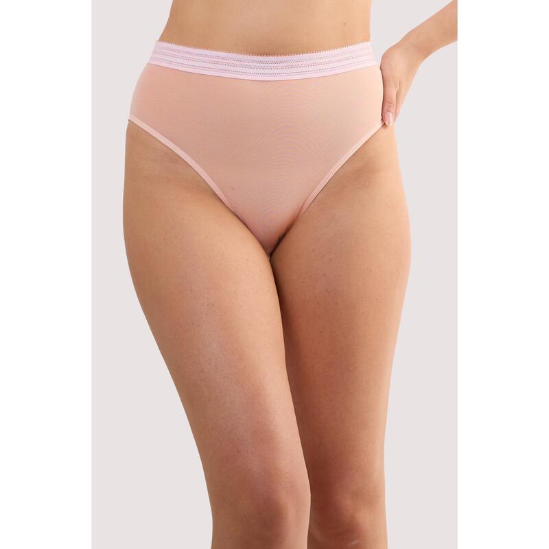 プレイフルプロミス レディース アンダーウェア パンツ ハイウエスト Playful Promises Icon Blush Pink High Waist Brief Pink ピンク