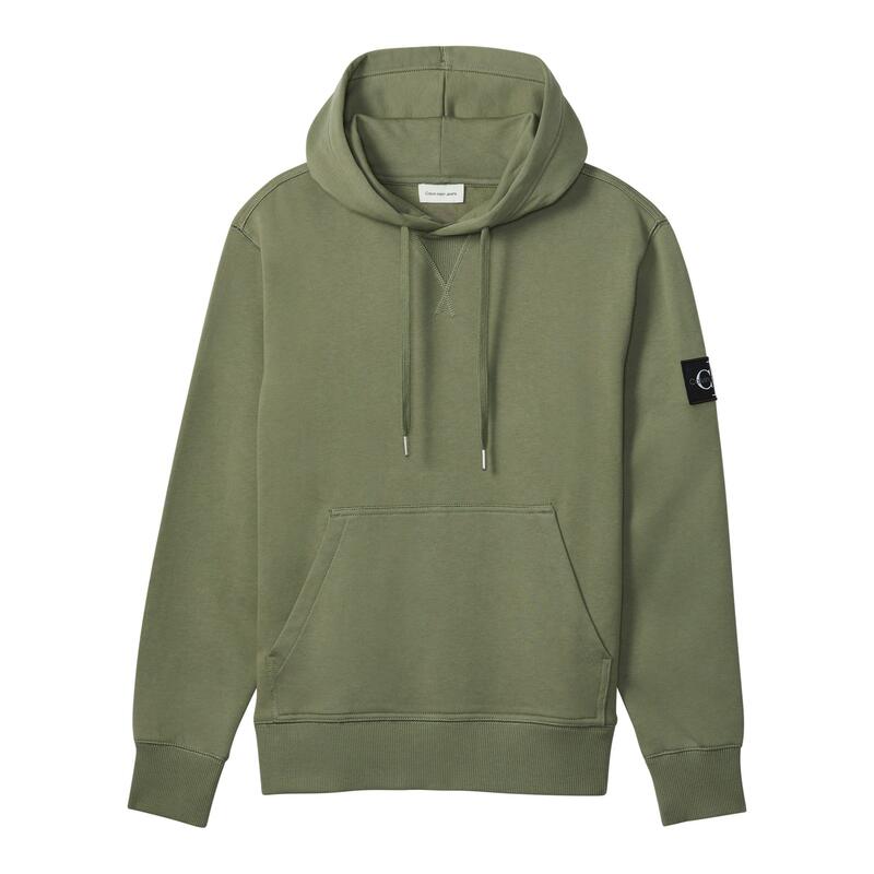 カルバンクライン メンズ アウター パーカー・スウェット Calvin Klein Jeans Monogram Badge Hoodie Deep Lichen