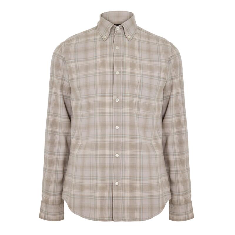 ボス メンズ トップス シャツ Boss Mens BOSS ORANGE Rickert Long Sleeve Buttoned Shirt Grey Cheq 071 グレー|ReVida 店