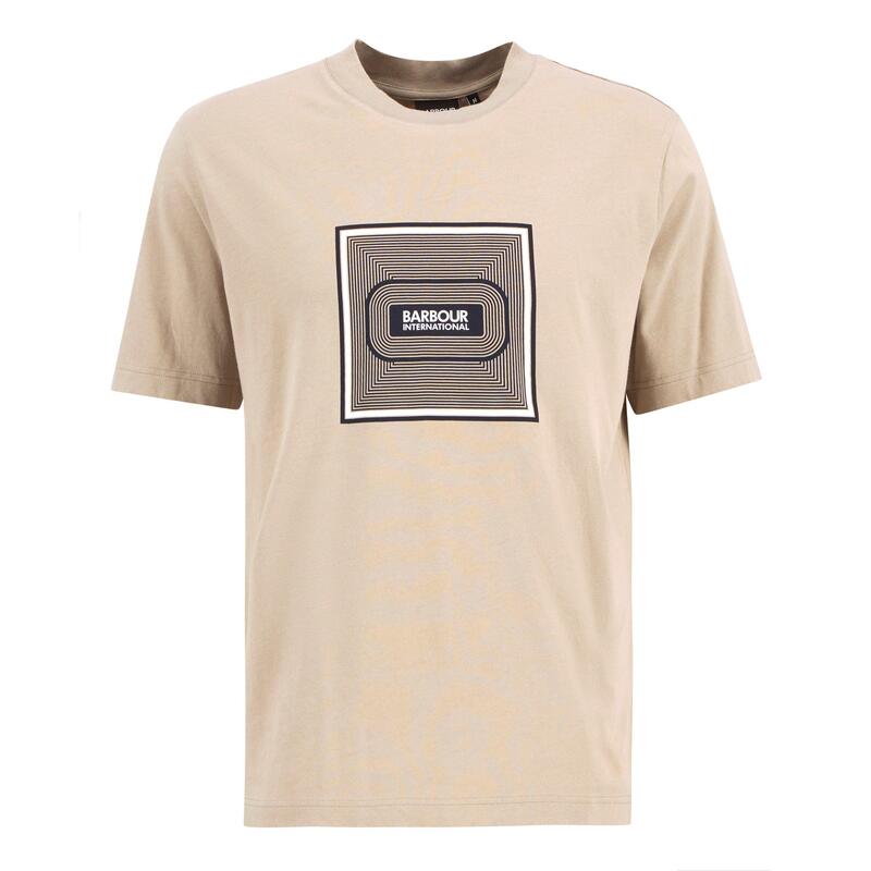バブアー メンズ トップス Tシャツ Barbour International B.Int Bridge Tee Sn62 Concrete GY35|ReVida 店