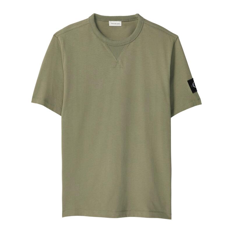 カルバンクライン メンズ トップス Tシャツ Calvin Klein Jeans Monogram Badge T-Shirt Deep Lichen