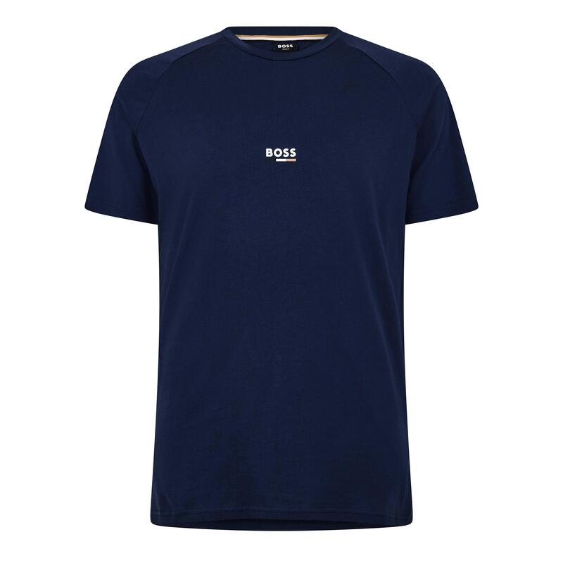 主任者 メンズ トップス プルオーバー ロゴタイプ Boss Mens BOSS Bodywear Short Sleeve T-Shirt with Logo Detail Navy 415 米国海軍