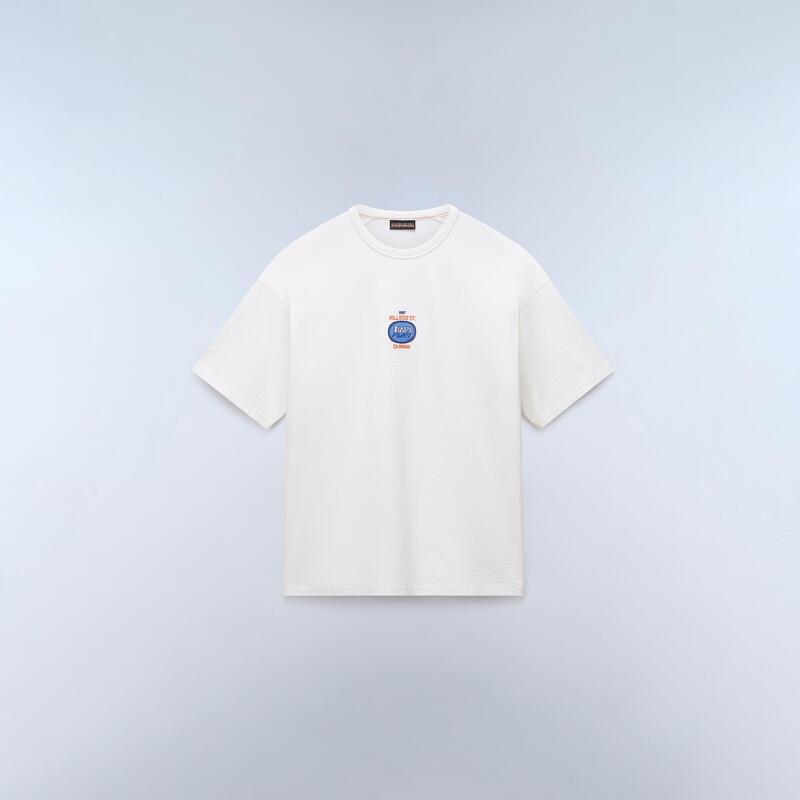 ナパピリ メンズ トップス Tシャツ Napapijri Napa Krous Tee Mens White Heron ホワイト
