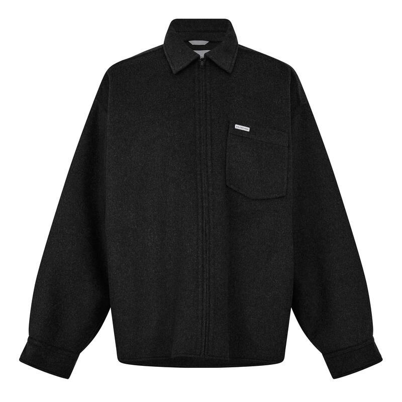 バレンシアガ メンズ トップス プルオーバー Balenciaga Bal Outerwr Shirt 錫62 Heather Grey 薄墨色