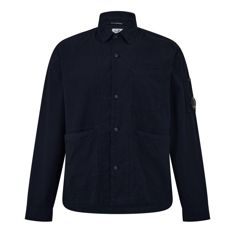 シーピーカンパニー メンズ トップス シャツ CP Company CP Lens Overshirt Sn62 Ttl Eclipse 888