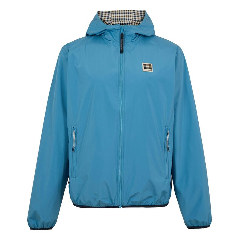 アクアスキュータム メンズ アウター ジャケット・ブルゾン Aquascutum AquAct Rvr Check Jkt Sn62 Avio チェック