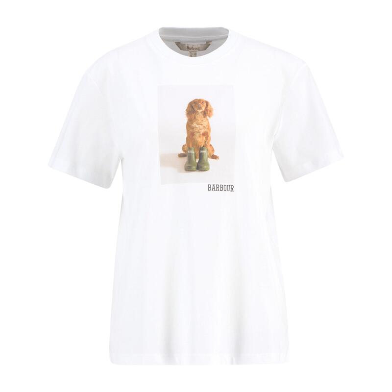 バブアー レディース トップス プルオーバー Barbour Womens Bedale T-Shirt White 白いこと