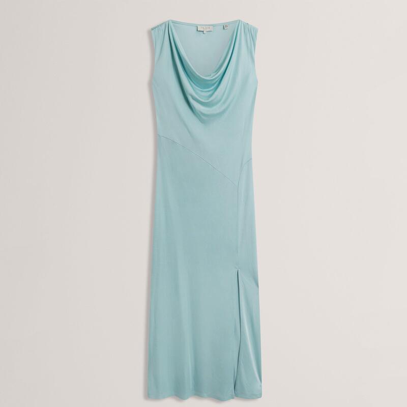テッドベーカー レディース トップス シャツ マキシワンピース ドレープ ノースリーブ ジャージー マキシ Ted Baker Ted Baker Sleeveless Drape Neck Jersey Maxi Dressky-Blue ブルー 31,070円