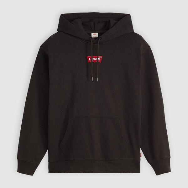 リーバイス メンズ アウター パーカー・スウェット Levis Relaxed Batwing Hoody Black ブラック