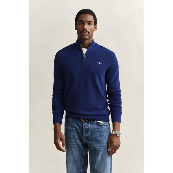 ガント メンズ アウター ニット・セーター クルーネック Gant Men's Crew Neck Jumper Navy 432 ネイビー