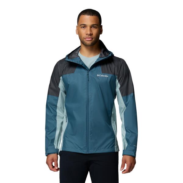 コロンビア メンズ アウター ジャケット・ブルゾン Columbia Men's Inner Limits HoodedWR Waterproof Jacket Blue ブルー
