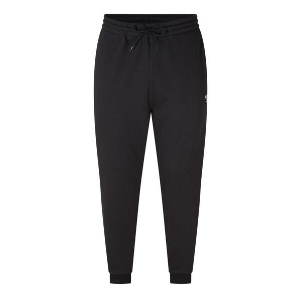リーボック メンズ トップス プルオーバー プルオーバー ジョガーパンツ ロゴタイプ Reebok Men\u0027s Identity Smallogo Closed Hem Jersey Joggers Black 黒いこと