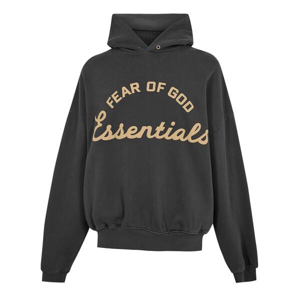 フィアオブゴッド メンズ アウター パーカー・スウェット Fear Of God Essentials Men's Overhead Hoodie Black ブラック｜ReVida 店