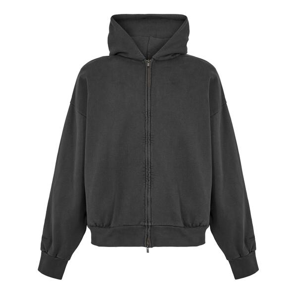 フィアオブゴッド メンズ アウター パーカー・スウェット Fear Of God Essentials Men's Zip Hoodie Vintage Black ブラック|ReVida 店