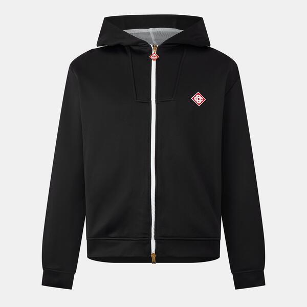 カサブランカ メンズ アウター パーカー・スウェット シャツ スキューバ Casablanca Scuba Hooded Sweatshirt Black ブラック 87,340円